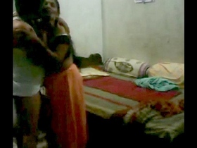 Couple in Indian household engages in steamy bedroom sex