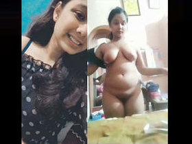 Indian beauty flaunts her curves in seductive videos